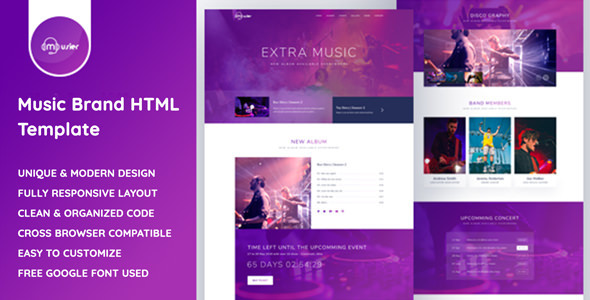 Musier - Music HTML Template