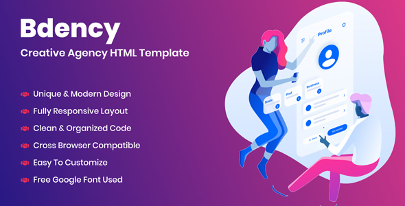 Bdency - Creative Agency HTML Template